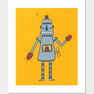 Robot 1 Posters and Art